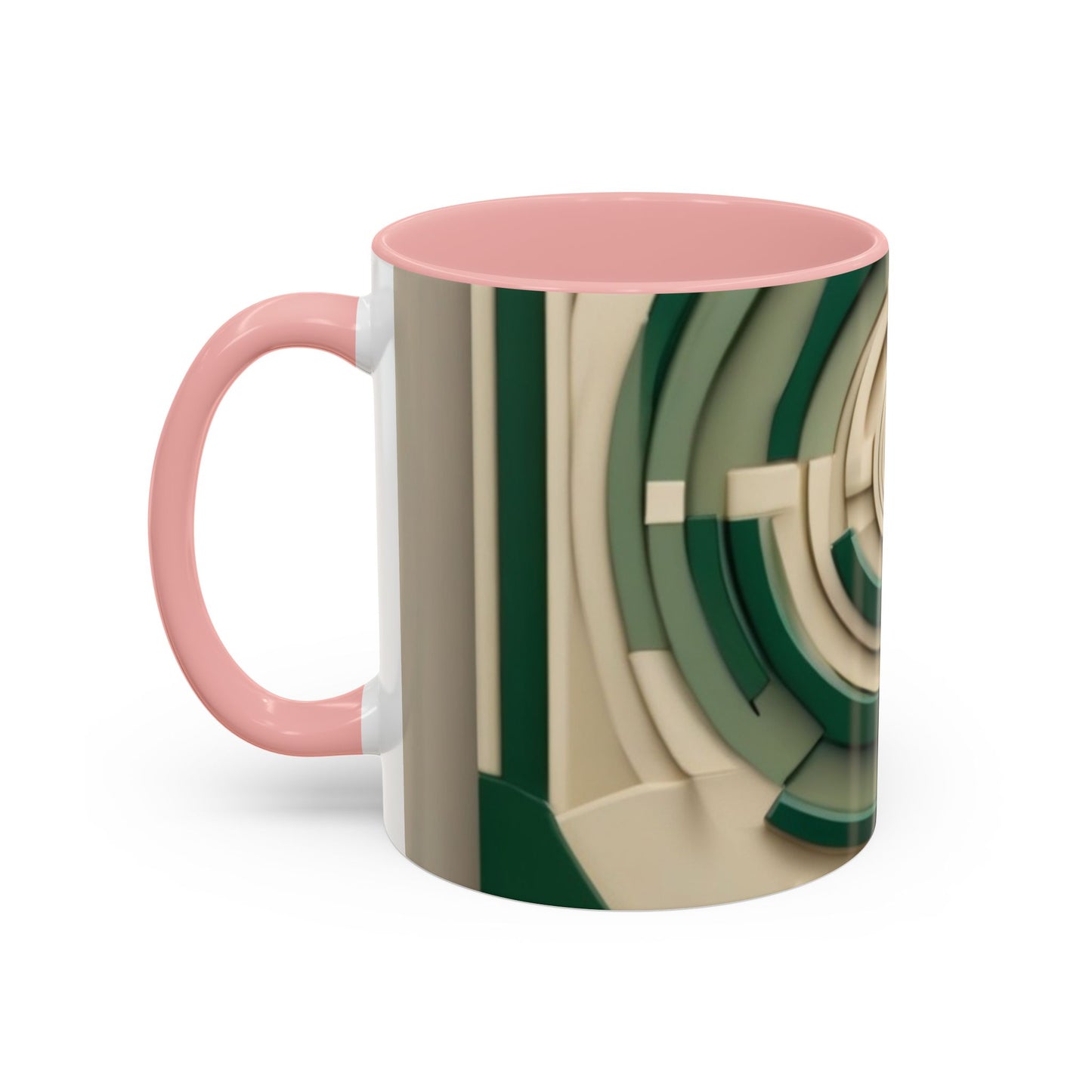 boostlete-mile-by-mile-icon-target-3d-modern-0306 — Accent Mug 11/15oz