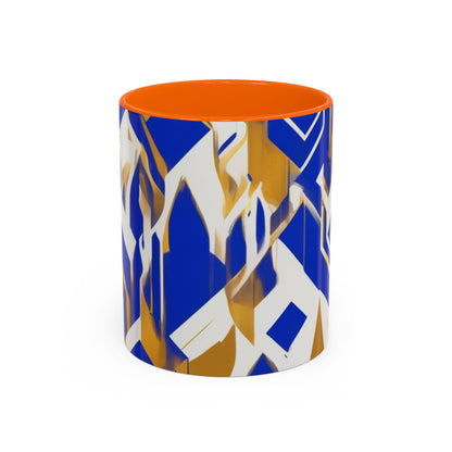 boostlete-field-day-icon-flame-glitch-geometric-0090 — Accent Mug 11oz/15oz