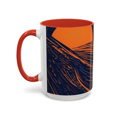boostlete-rise-grind-icon-sunrise-speed-line-art-0202 — Accent Mug 11oz/15oz