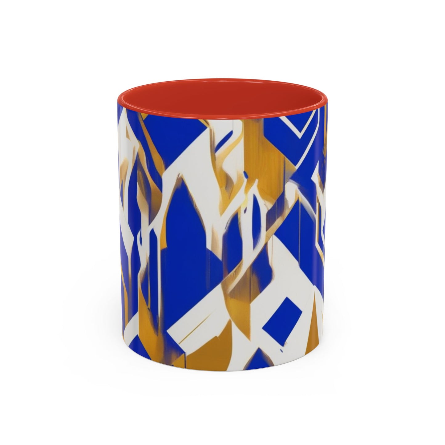 boostlete-field-day-icon-flame-glitch-geometric-0090 — Accent Mug 11oz/15oz