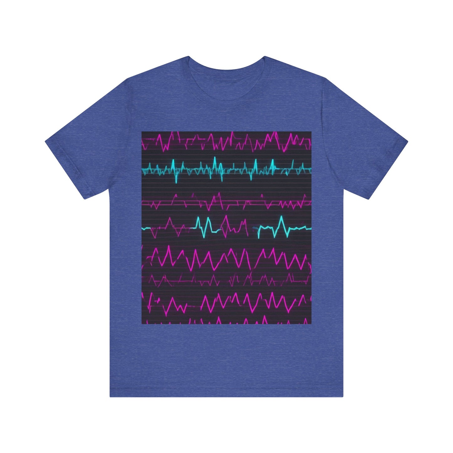 boostlete-boost-mode-pattern-ekg-modern-0111 — Unisex Jersey Short Sleeve (B+C 3001)