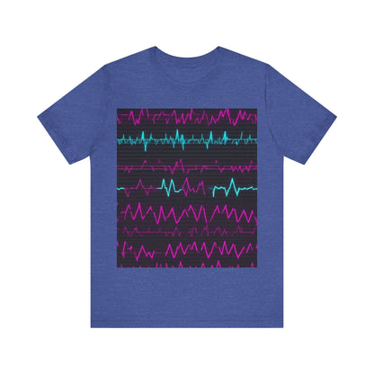 boostlete-boost-mode-pattern-ekg-modern-0111 — Unisex Jersey Short Sleeve (B+C 3001)