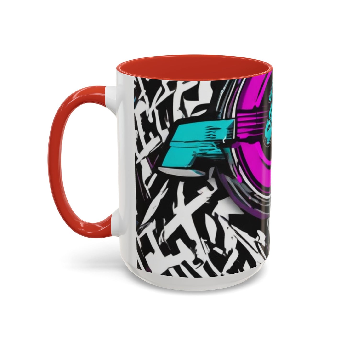 boostlete-boost-mode-type-again-badge-monoline-0293 — Accent Mug 11oz/15oz