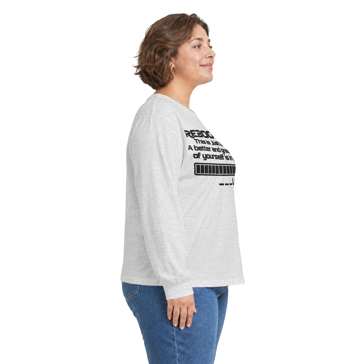 Rebooting This Is Just Temporary Long Sleeve Tee