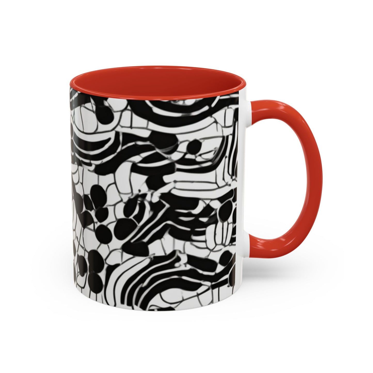 boostlete-rise-grind-pattern-dotted-line-art-0483 — Accent Mug 11/15oz