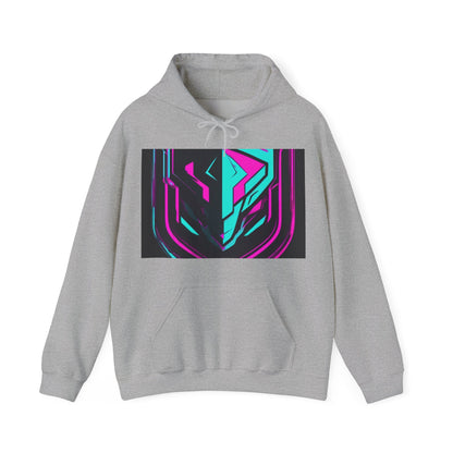 boostlete-pr-season-icon-shield-speed-industrial-0270 — Unisex Heavy Blend Hooded Sweatshirt (Gildan)