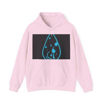 boostlete-iron-intent-icon-water-grainy-vector-0762 — Unisex Heavy Blend Hoodie (G18500)