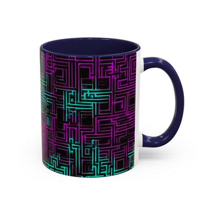 boostlete-boost-mode-pattern-plate-number-monoline-0079 — Accent Mug 11oz/15oz