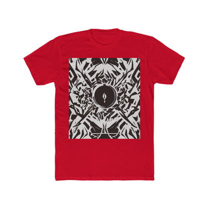 boostlete-am-crew-icon-flame-matte-geometric-0286 — Unisex Cotton Crew Tee (NL 3600)