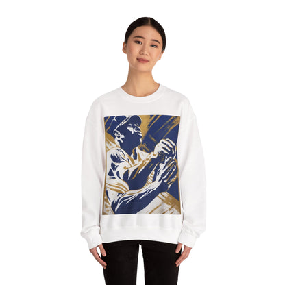 boostlete-pr-season-scene-athlete-high-industrial-0160 — Unisex Heavy Blend Crewneck Sweatshirt (Gildan)