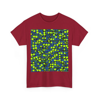 boostlete-mile-by-mile-pattern-dotted-geometric-0071 — Unisex Heavy Cotton Tee (Gildan 5000)