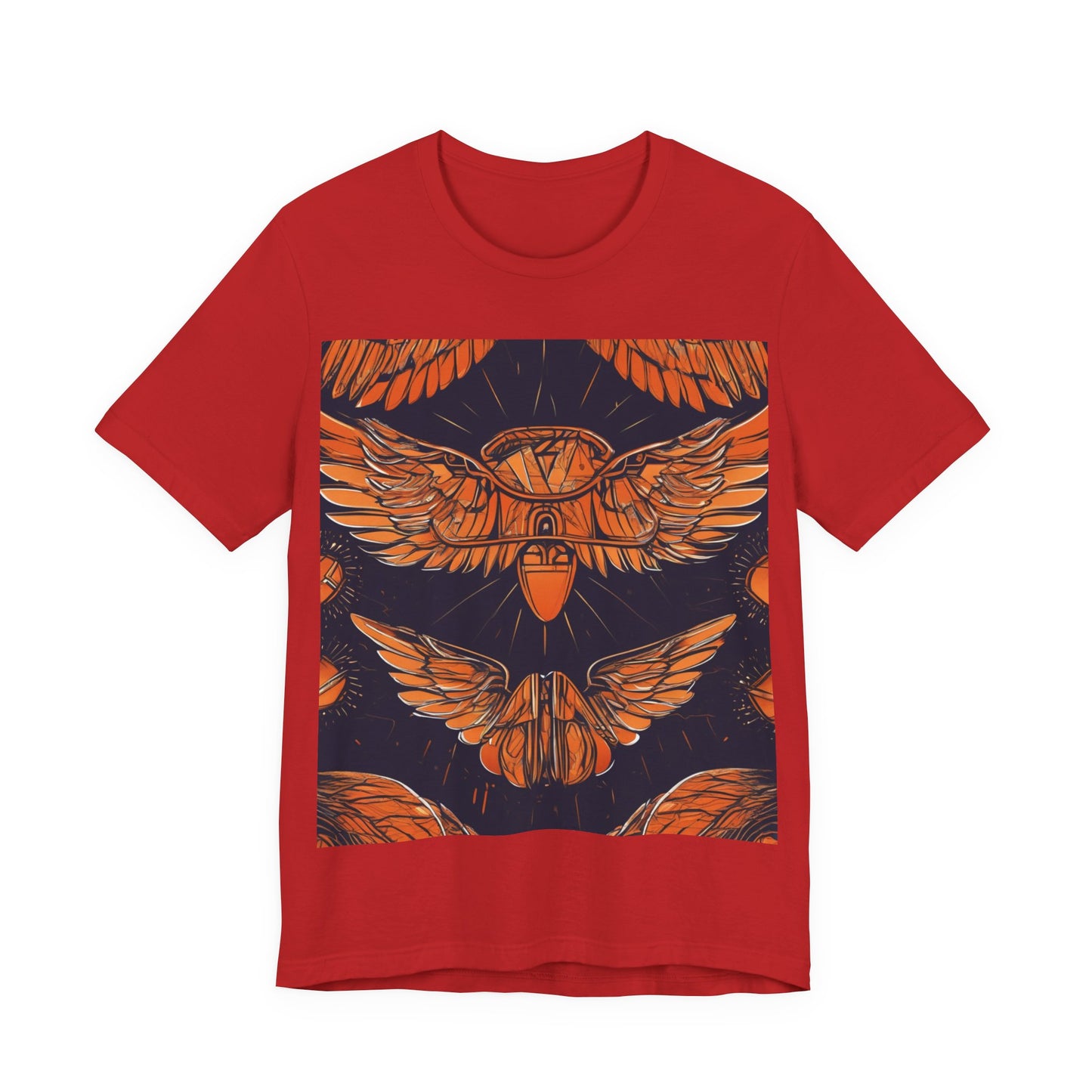 boostlete-field-day-icon-wings-soft-geometric-0298 — Unisex Jersey Short Sleeve (B+C 3001)
