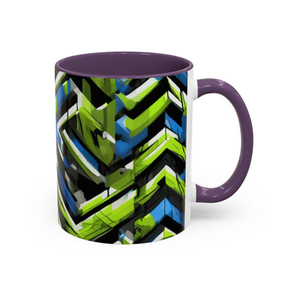 boostlete-rise-grind-pattern-chevron-isometric-0195 — Accent Mug 11oz/15oz