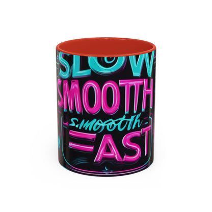 boostlete-recovery-progress-type-slow-is-smooth-smooth-is-fast-banner-engraved-0181 — Accent Mug 11oz/15oz