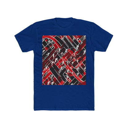 boostlete-pr-season-scene-marathoner-outline-modern-0124 — Unisex Cotton Crew Tee (NL 3600)