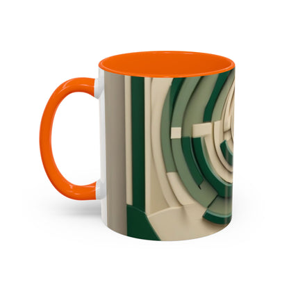 boostlete-mile-by-mile-icon-target-3d-modern-0306 — Accent Mug 11/15oz