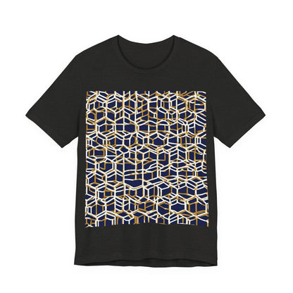 boostlete-am-crew-pattern-hex-industrial-0131 — Unisex Jersey Short Sleeve (B+C 3001)