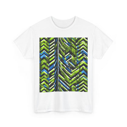 boostlete-rise-grind-pattern-chevron-isometric-0195 — Unisex Heavy Cotton Tee (Gildan 5000)