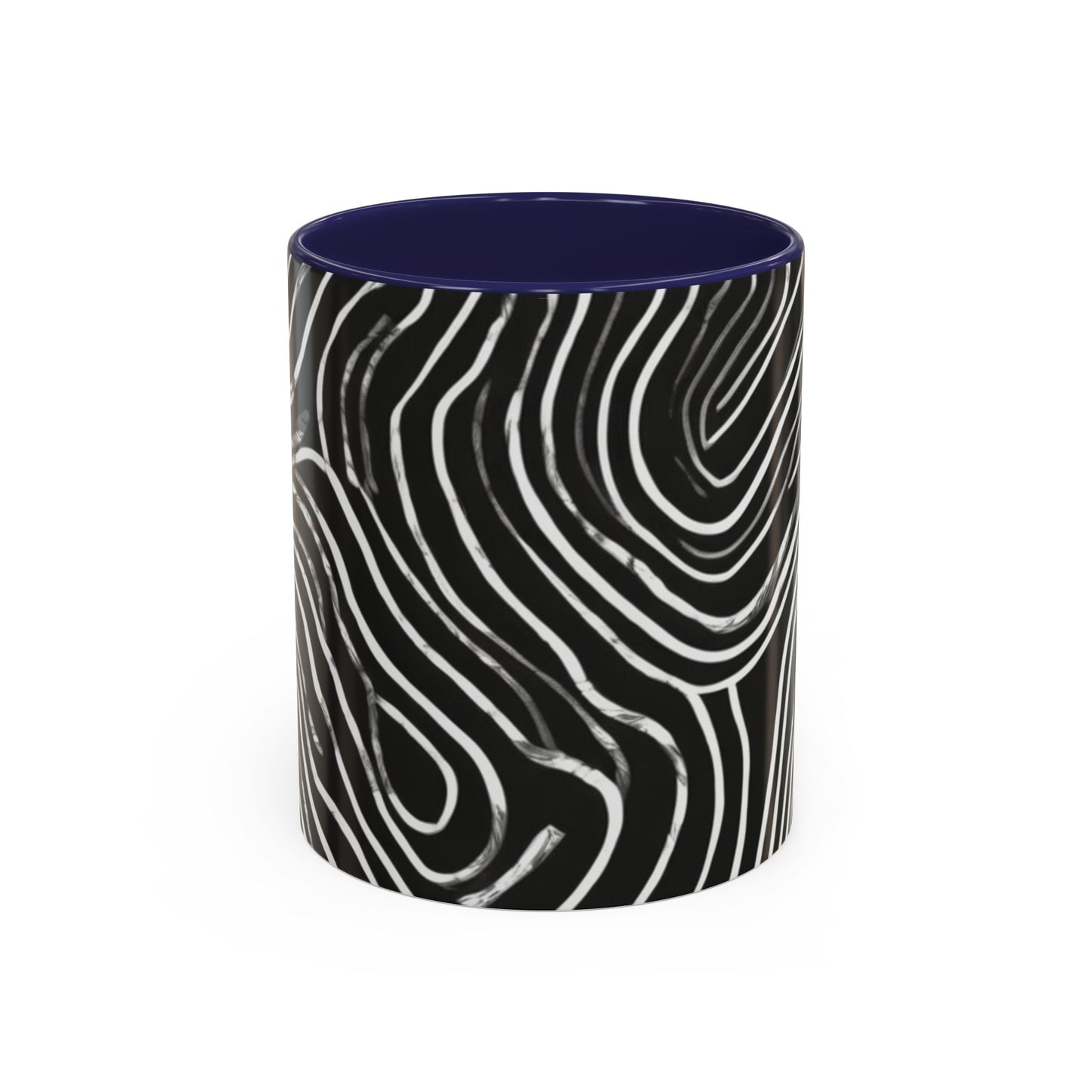 boostlete-field-day-pattern-topographic-badge-0307 — Accent Mug 11oz/15oz