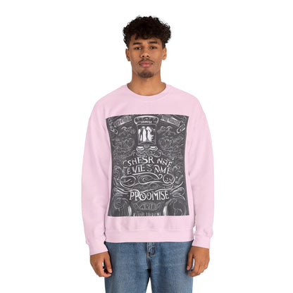boostlete-boost-mode-type-keep-the-promise-big-monoline-0049 — Unisex Heavy Blend Crewneck (G18000)