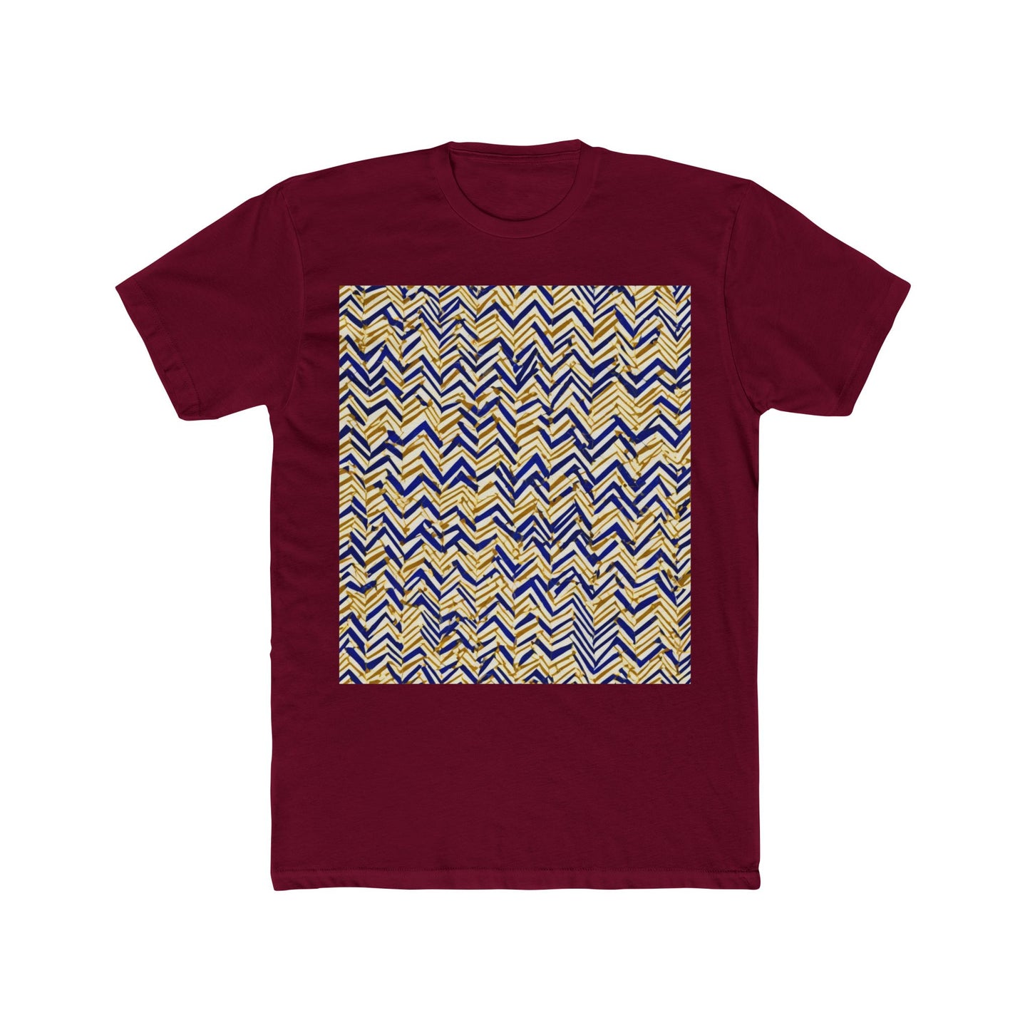 boostlete-boost-mode-pattern-ekg-line-art-0091 — Unisex Cotton Crew Tee (NL 3600)