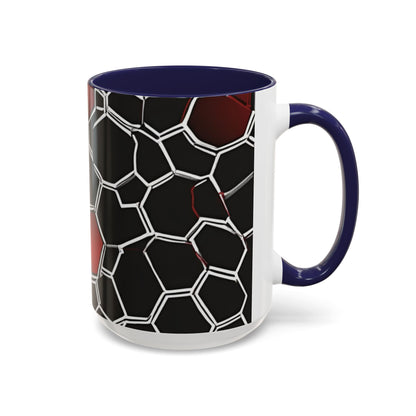 boostlete-quiet-power-pattern-hex-vector-0039 — Accent Mug 11/15oz