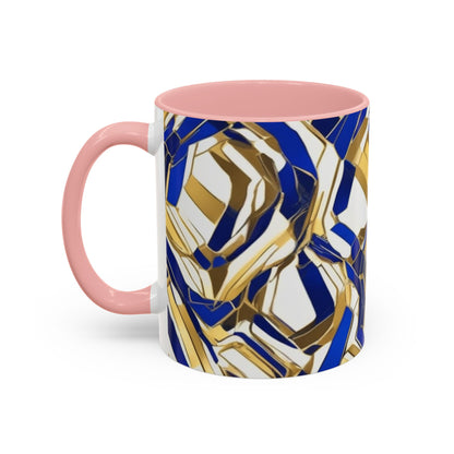 boostlete-boost-mode-pattern-hex-athletic-0611 — Accent Mug 11/15oz