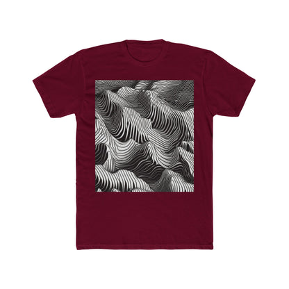 boostlete-field-day-pattern-topographic-isometric-0211 — Unisex Cotton Crew Tee (NL 3600)