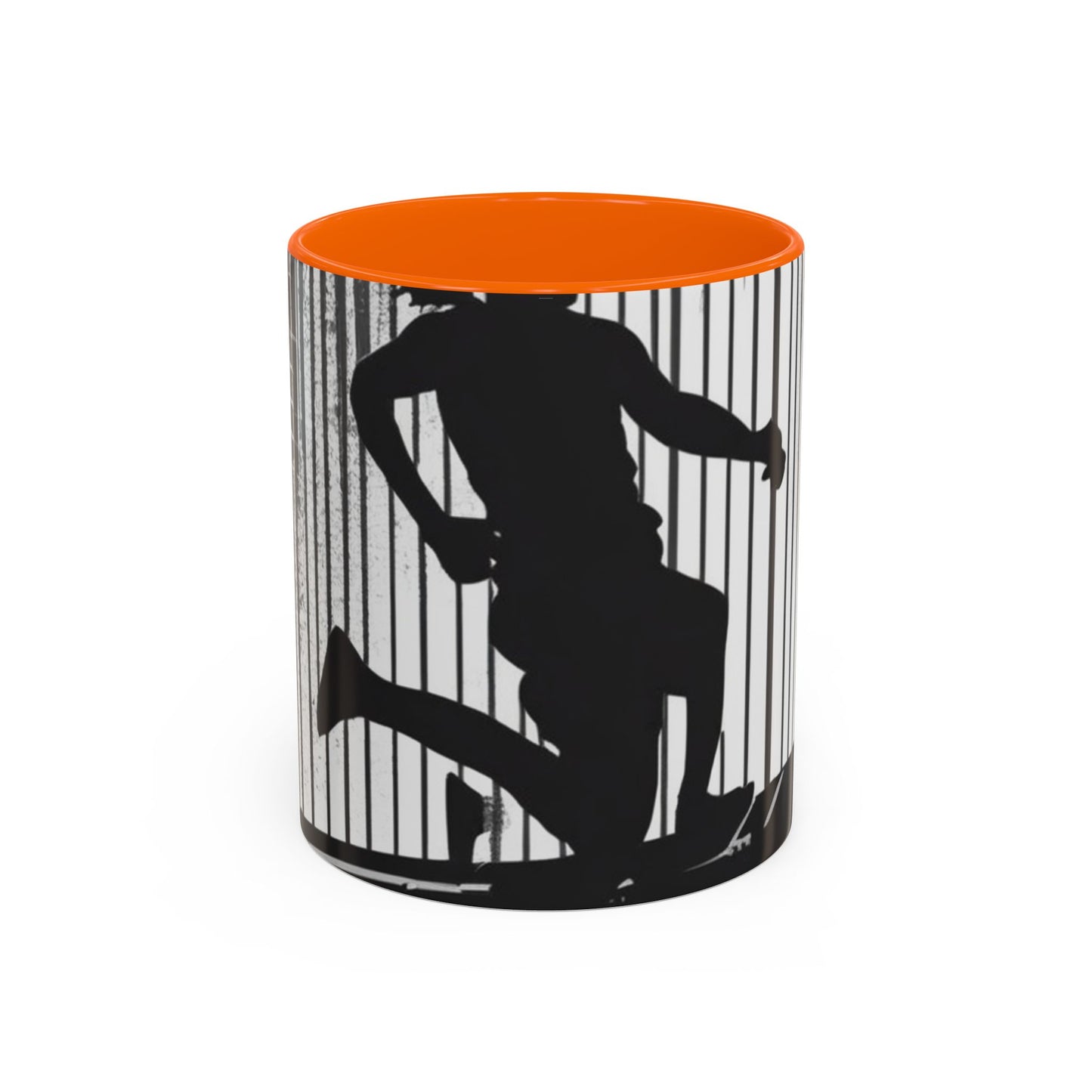 boostlete-am-crew-scene-hurdler-halftone-badge-0956 — Accent Mug 11/15oz