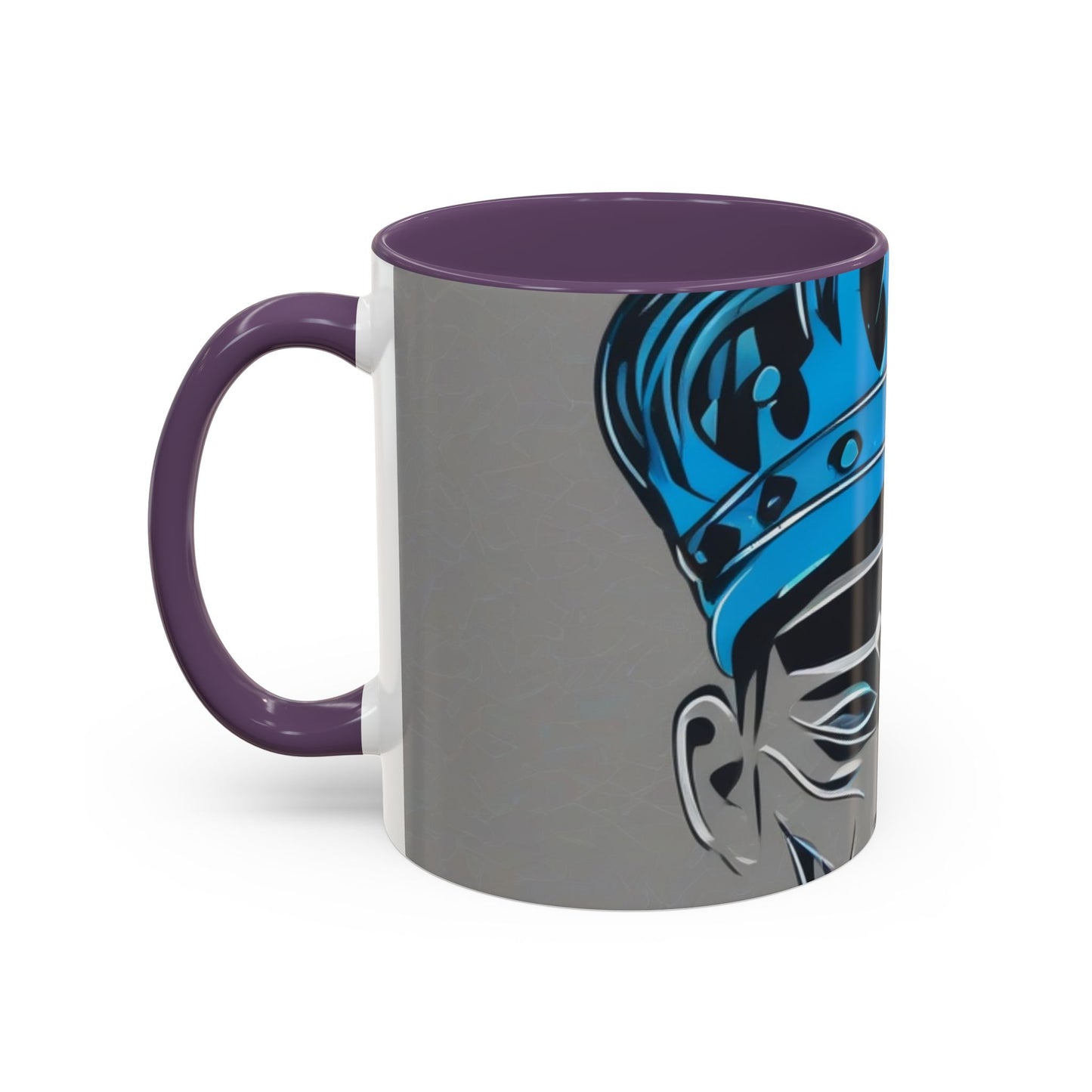 boostlete-am-crew-icon-crown-grainy-monoline-0022 — Accent Mug 11oz/15oz