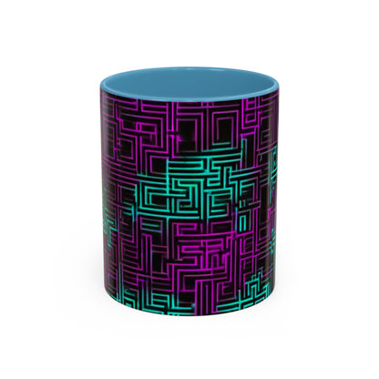 boostlete-boost-mode-pattern-plate-number-monoline-0079 — Accent Mug 11oz/15oz