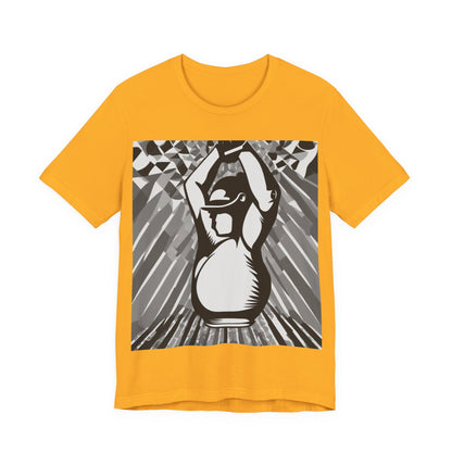 boostlete-iron-intent-scene-kettlebell-grainy-modern-0276 — Unisex Jersey Short Sleeve (B+C 3001)