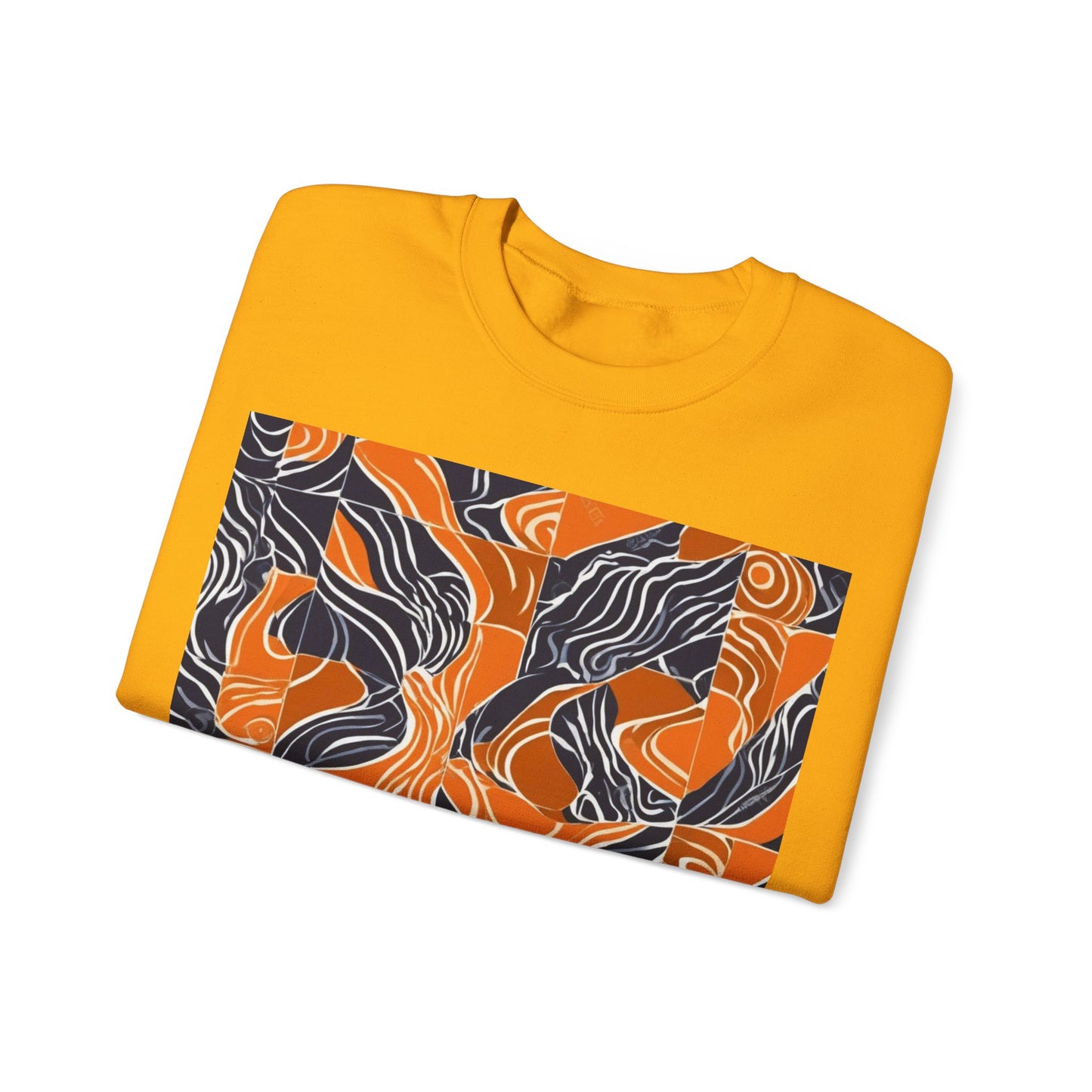 boostlete-rise-grind-pattern-sprint-vector-0207 — Unisex Heavy Blend Crewneck Sweatshirt (Gildan)