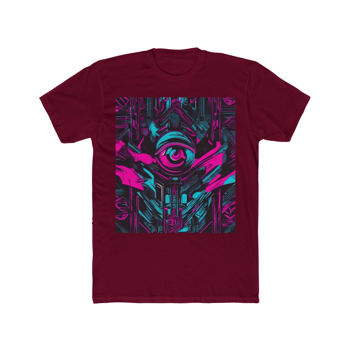 boostlete-iron-intent-type-eyes-up-forward-big-line-art-0065 — Unisex Cotton Crew Tee (NL 3600)