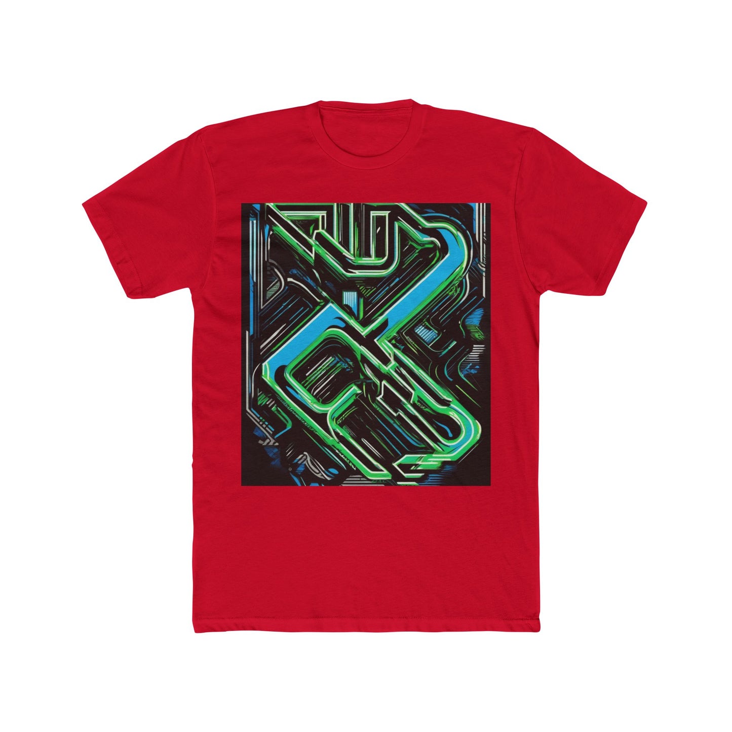 boostlete-boost-mode-type-constancia-gana-diagonal-badge-0185 — Unisex Cotton Crew Tee (NL 3600)