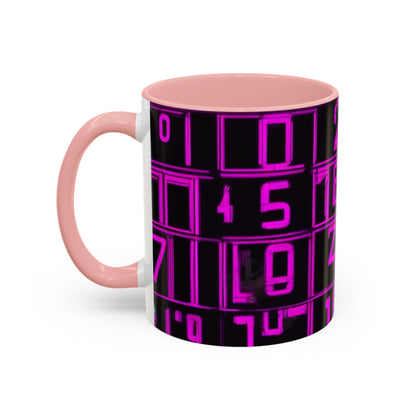 boostlete-iron-intent-pattern-plate-number-retro-0227 — Accent Mug 11oz/15oz