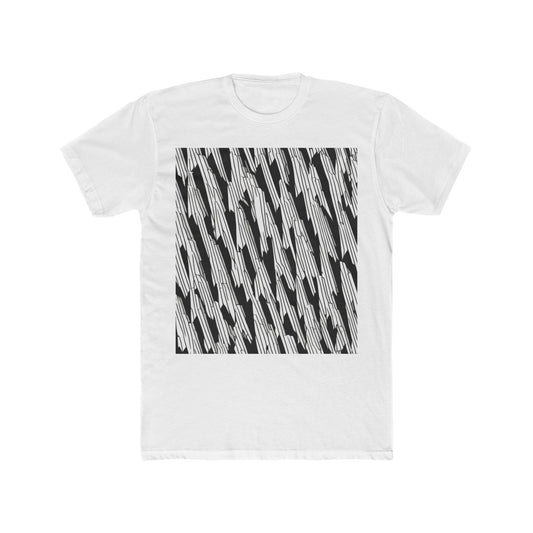 boostlete-iron-intent-pattern-micro-isometric-0199 — Unisex Cotton Crew Tee (NL 3600)