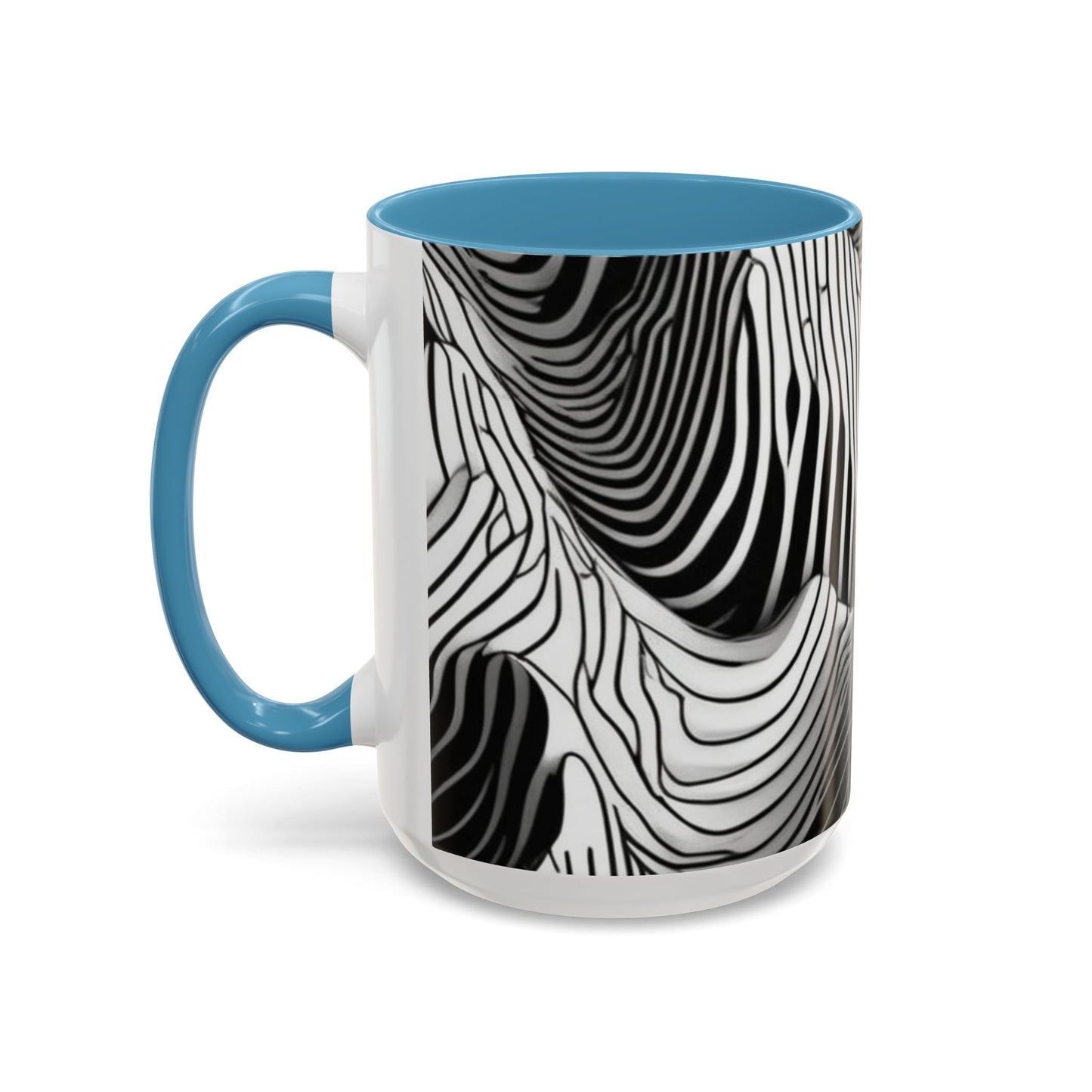 boostlete-field-day-pattern-topographic-isometric-0211 — Accent Mug 11oz/15oz