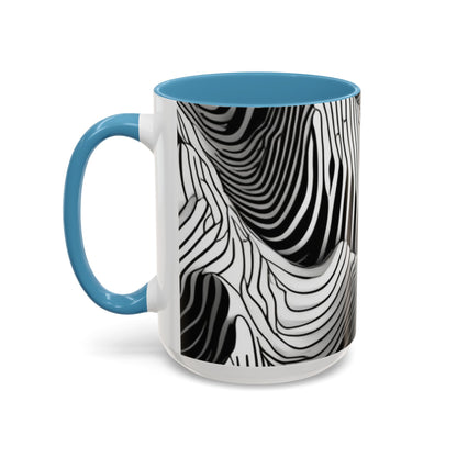 boostlete-field-day-pattern-topographic-isometric-0211 — Accent Mug 11oz/15oz