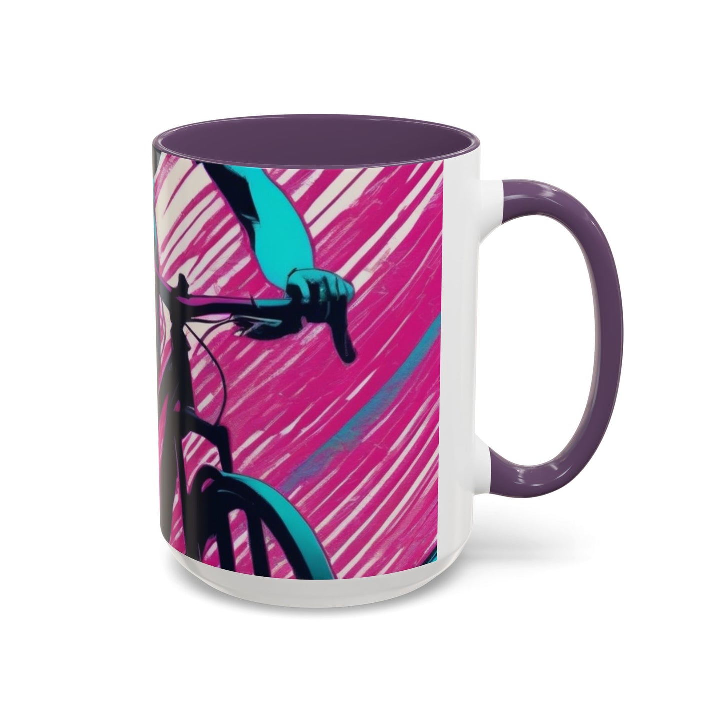 boostlete-field-day-scene-cyclist-glitch-engraved-0256 — Accent Mug 11oz/15oz