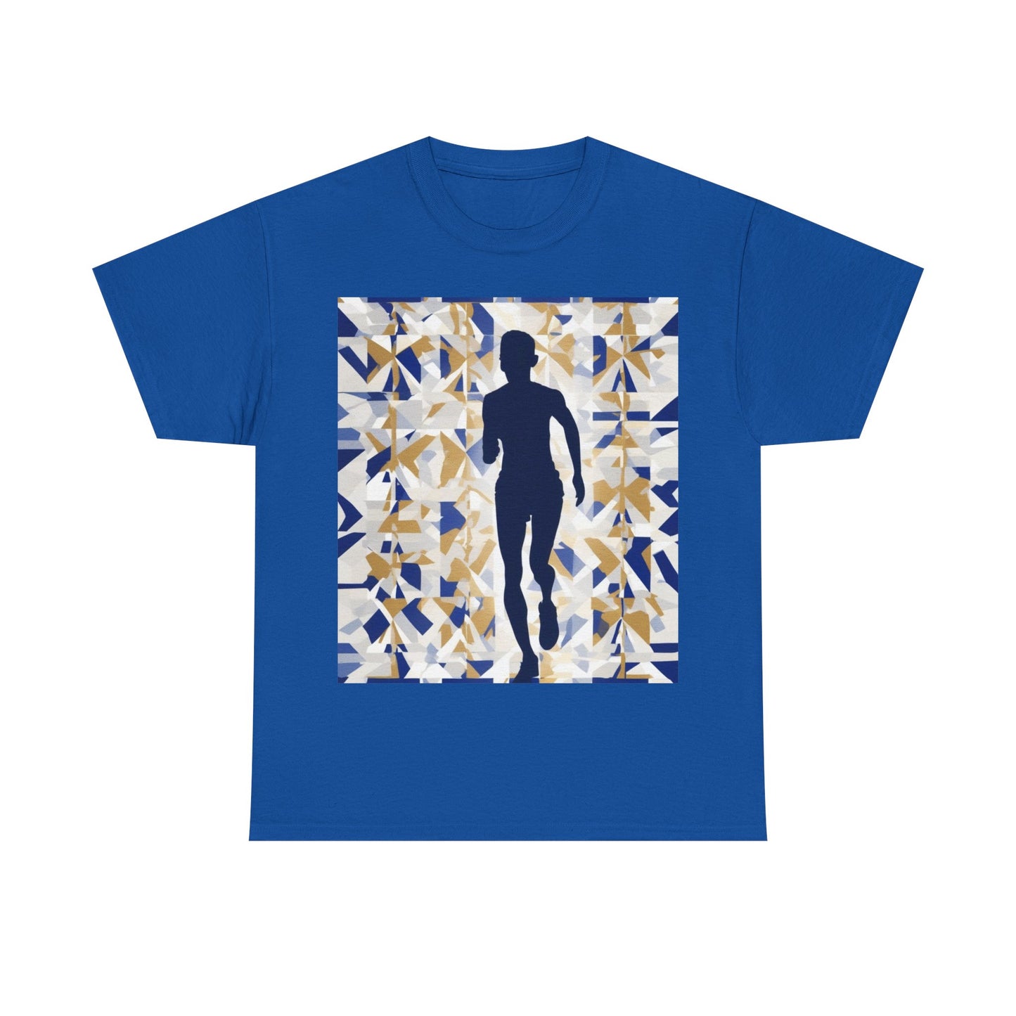 boostlete-recovery-progress-scene-marathoner-matte-geometric-0448 — Unisex Heavy Cotton Tee (Gildan 5000)