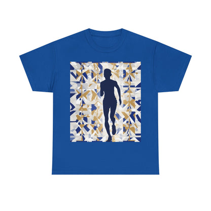 boostlete-recovery-progress-scene-marathoner-matte-geometric-0448 — Unisex Heavy Cotton Tee (Gildan 5000)