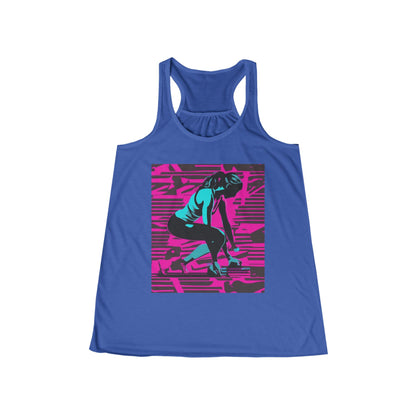 boostlete-headspace-scene-push-up-matte-modern-0260 — Women's Flowy Racerback Tank (B+C 8800)