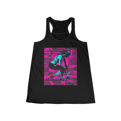 boostlete-headspace-scene-push-up-matte-modern-0260 — Women's Flowy Racerback Tank (B+C 8800)