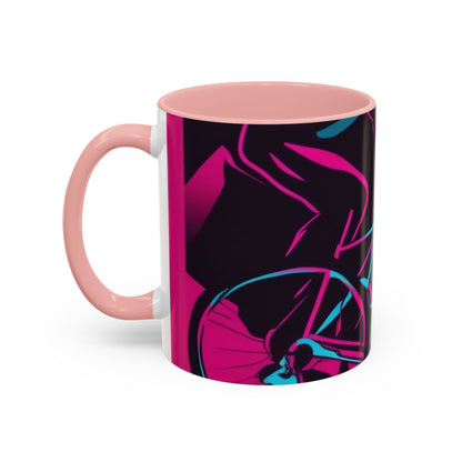 boostlete-rise-grind-scene-cyclist-outline-vector-0868 — Accent Mug 11/15oz