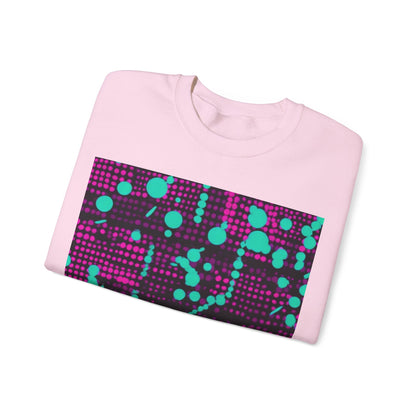 boostlete-pr-season-pattern-dotted-retro-0891 — Unisex Heavy Blend Crewneck (G18000)