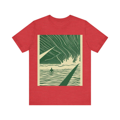 boostlete-mile-by-mile-icon-swimmer-motion-isometric-0078 — Unisex Jersey Short Sleeve (B+C 3001)