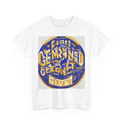 boostlete-pr-season-type-earned-not-given-badge-isometric-0105 — Unisex Heavy Cotton Tee (Gildan 5000)