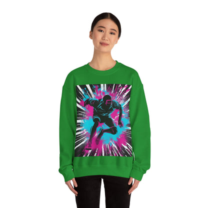 boostlete-recovery-progress-scene-sprinter-chalk-bold-0220 — Unisex Heavy Blend Crewneck Sweatshirt (Gildan)