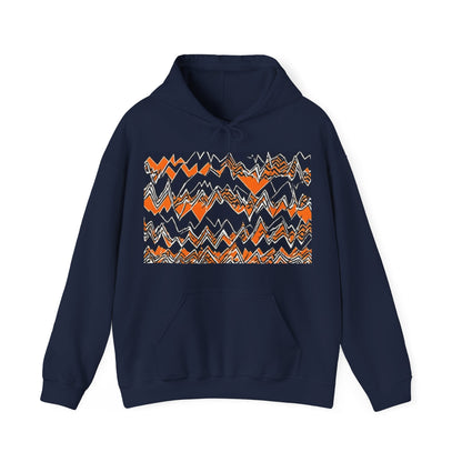 boostlete-headspace-pattern-ekg-industrial-0559 — Unisex Heavy Blend Hoodie (G18500)